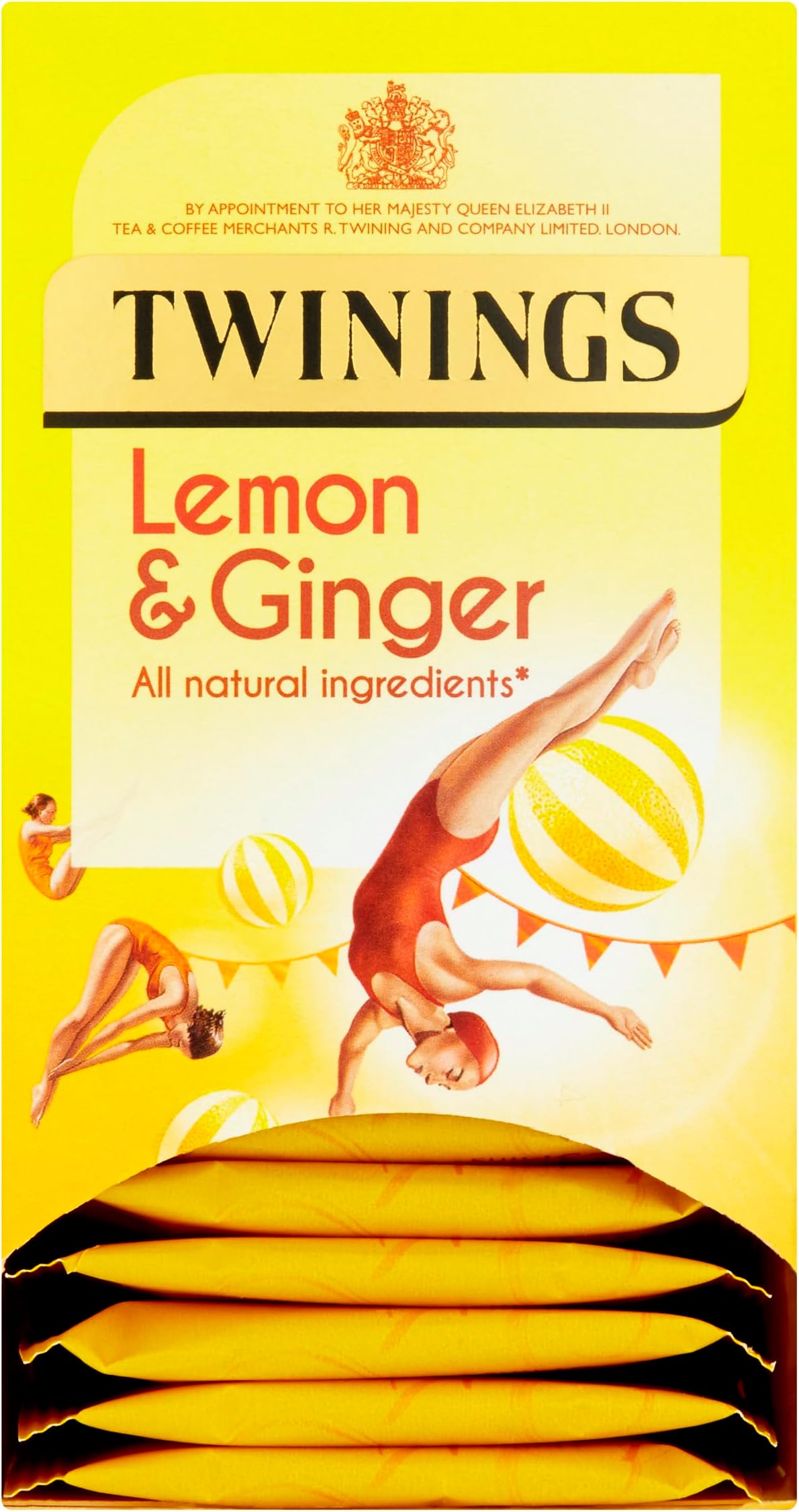 Lemon and Ginger Tea, 25 Tea Bags