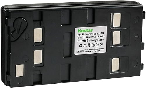 Kastar Paquete de 1 batería de repuesto para Panasonic PV-5630 PV-A206 PV-A207 PV-A286 PV-A306 PV-A307 PV-D1000 PV-D326 PV-D406 PV-D407 PV-D506