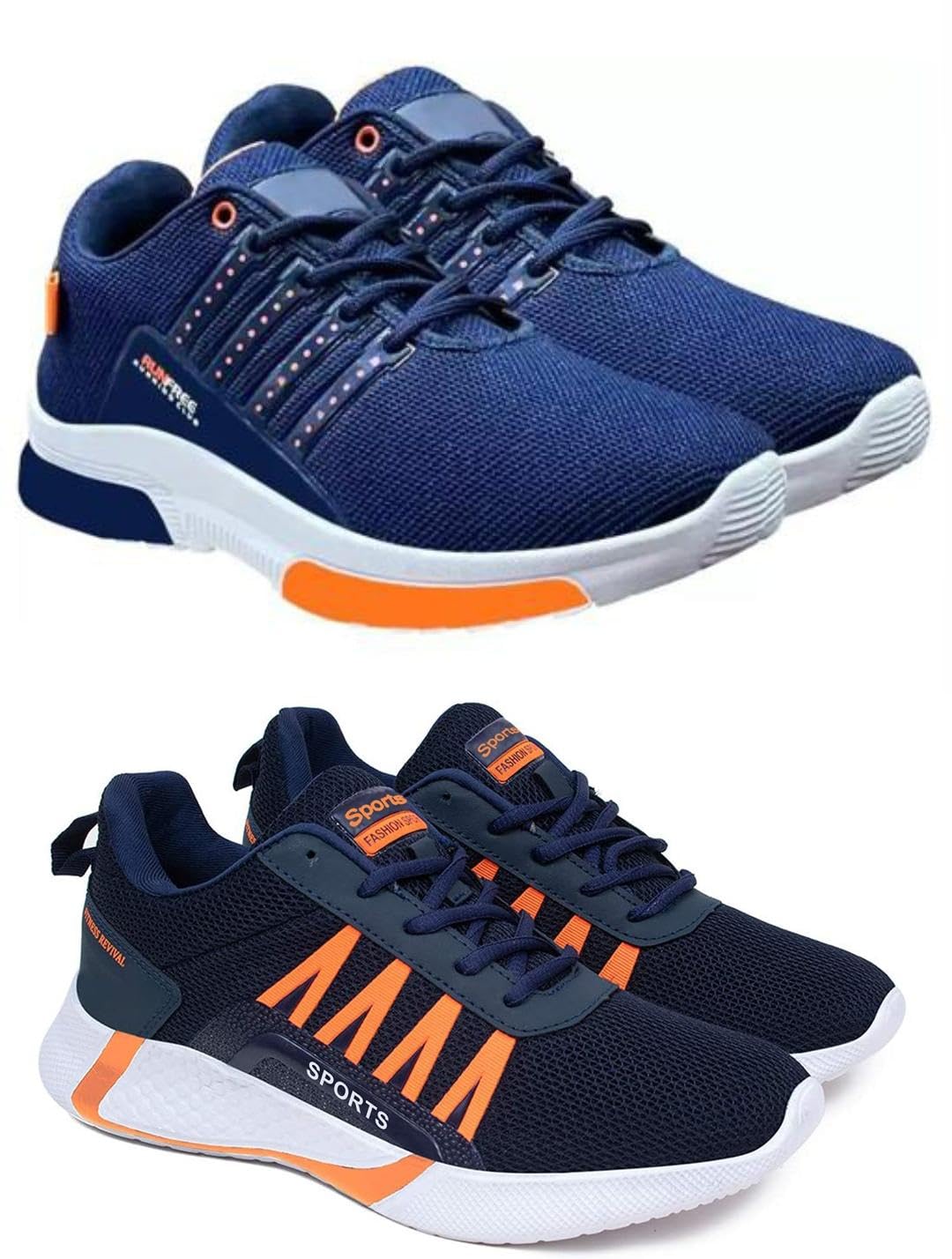 Exclusive Range of Men’s Soft Cushion Comfortable Sports Running Shoes (Pack of 2) Multi-image-35