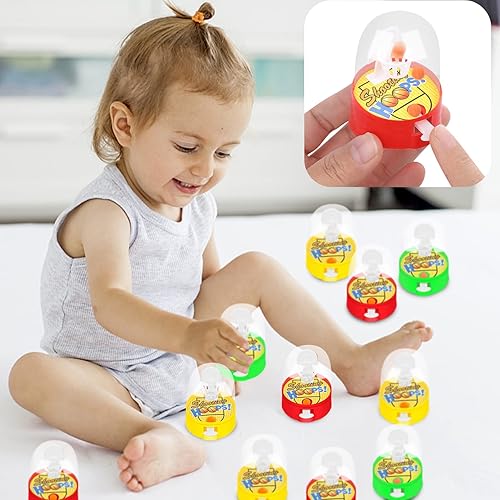 Miniatura 4 de Regalos de fiesta de baloncesto para niños, 134 piezas de regalos de baloncesto, suministros de fiesta, mini juego de tiro de baloncesto, juguetes