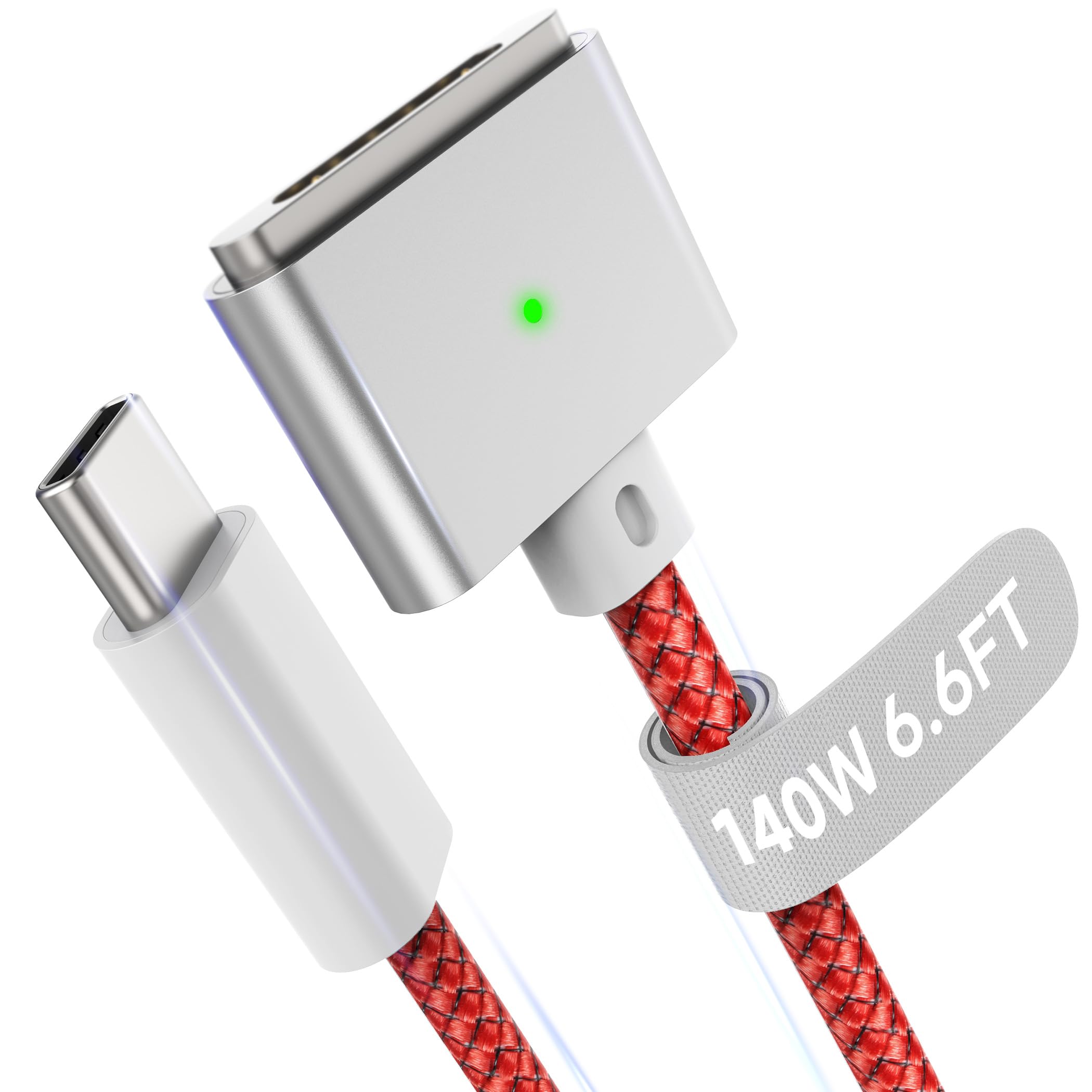 Câble magnétique 3 USB-C compatible MacBook Air Pro M4 M3 M2 140W