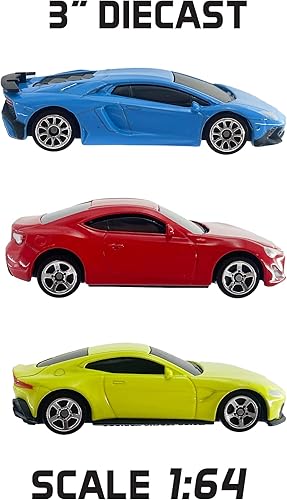 Miniatura 4 de Just For Laughs 6 autos de metal fundido a presión, escala 164, con licencia oficial - Audi R8 Coupe, Maserati Gran Turismo MC, BMW X6, Aston Martin