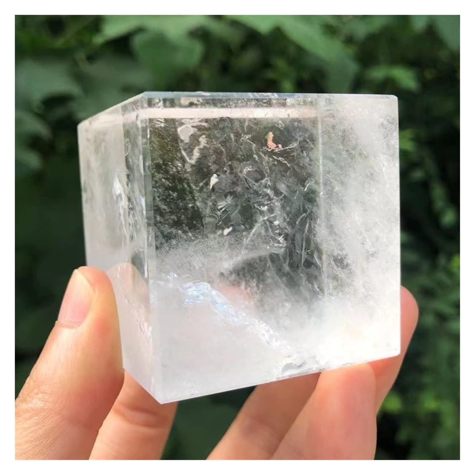 Piedras preciosas de cristal de cuarzo transparente de 4,9 cm, sólidos platónicos, piedra geométrica sagrada, artesanías talladas, adornos for hacer joyas Inicio Colecciones ( Size : One Size )