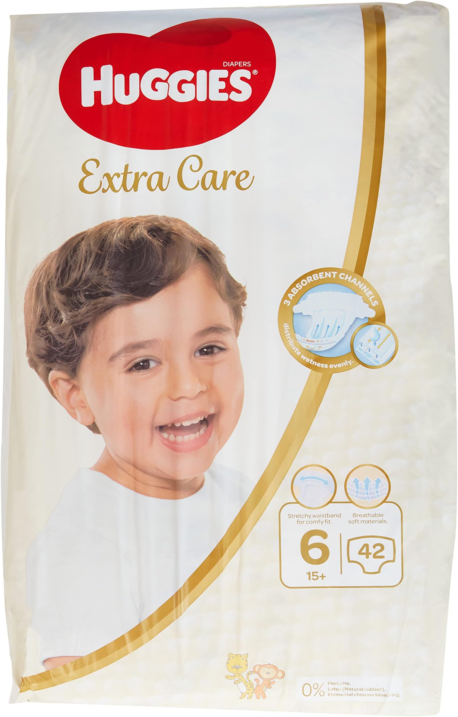 Huggies Extra Care, Size 6, 15+ kg, Super Mega Pack, 126 Diapers Buy