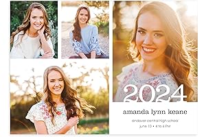 Personalized Simply Innovative Graduation Photo Card 5x7