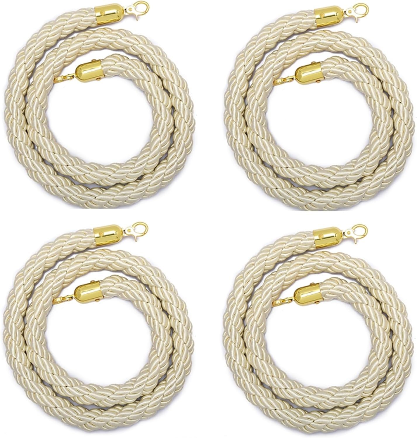 Generico Reti di carico, Rete di Sicurezza per Corda di Iuta Resistente, Protezione per Bambini, Corda per Bambini, Confezione da 4 Corde di Sicurezza BER con Design Intrecciato per Matrimoni, Feste