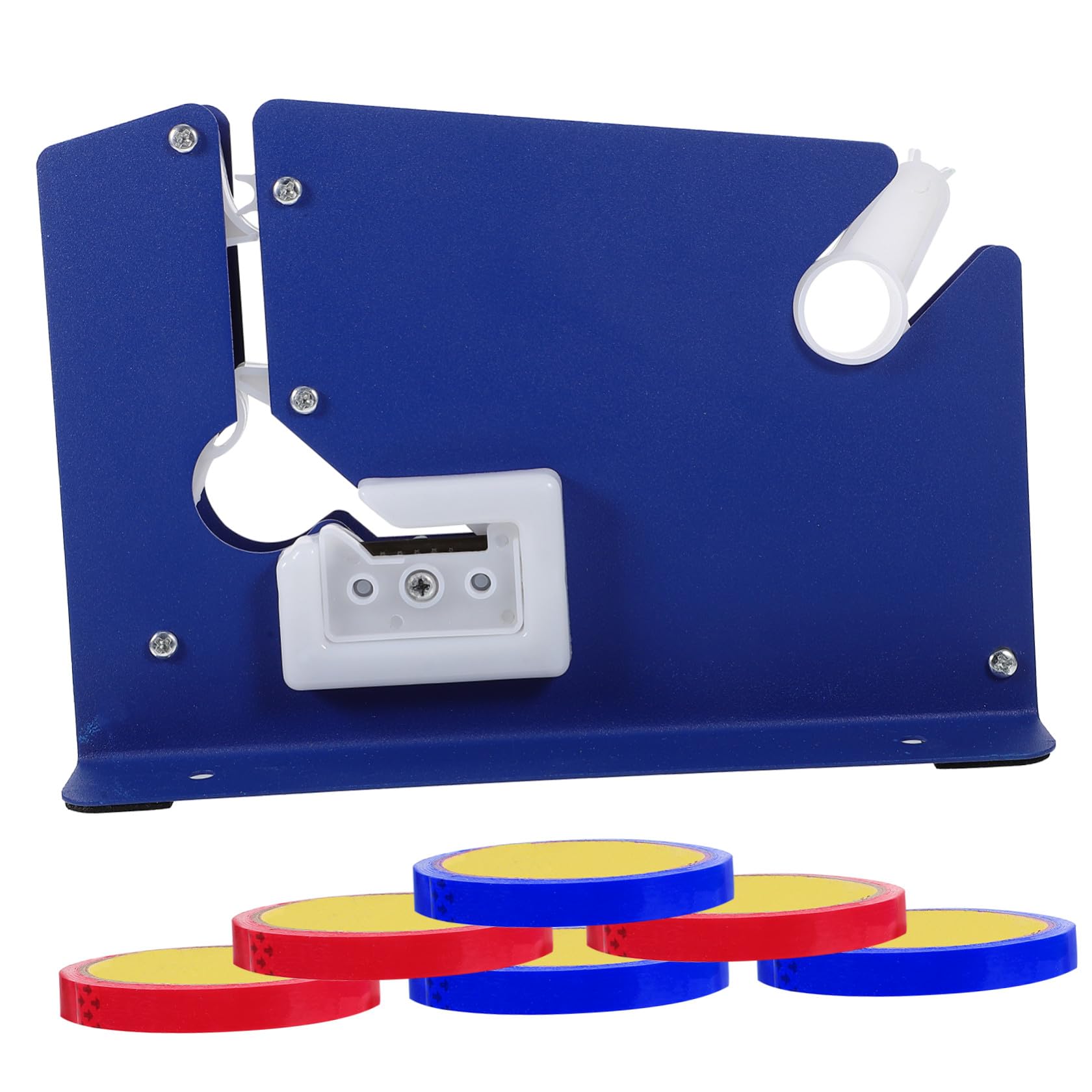 NUOBESTY 3stücke Metal Bag Neck Sealer Tape Dispenser Für Effizientes Verpacken Supermärkten Und Geschäften Metallkonstruktion Scharfe Edelstahlklinge