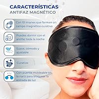 Vista 4 de Magnaplus Máscara magnética para dormir con 10 imanes de ferrita 3800 Gauss