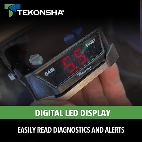 Miniatura 2 de Tekonsha 8508220 Brake-EVN, Controlador de freno proporcional para remolques con 1-4 ejes, negro