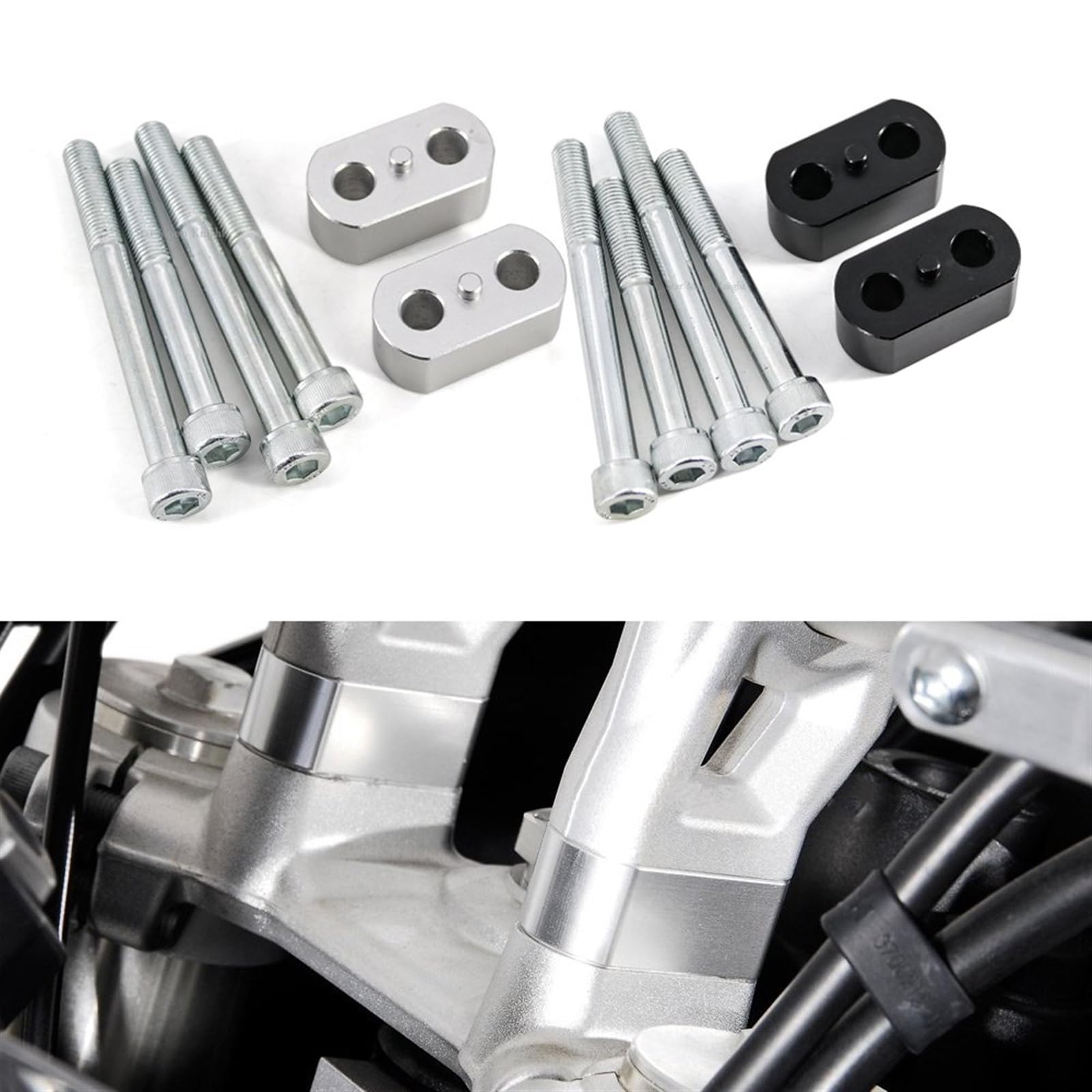 Rehausseur De Guidon Moto 28mm En Alliage Alu - Pour KTM 125-530 SX, EXC, XC-W Et Modèles Cross