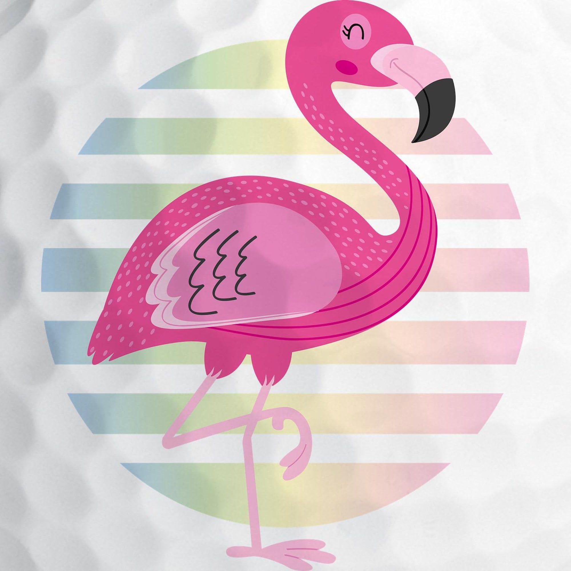CafePress Flamingo Bird Pastel Novelty Golf Balls (Pk of 6)