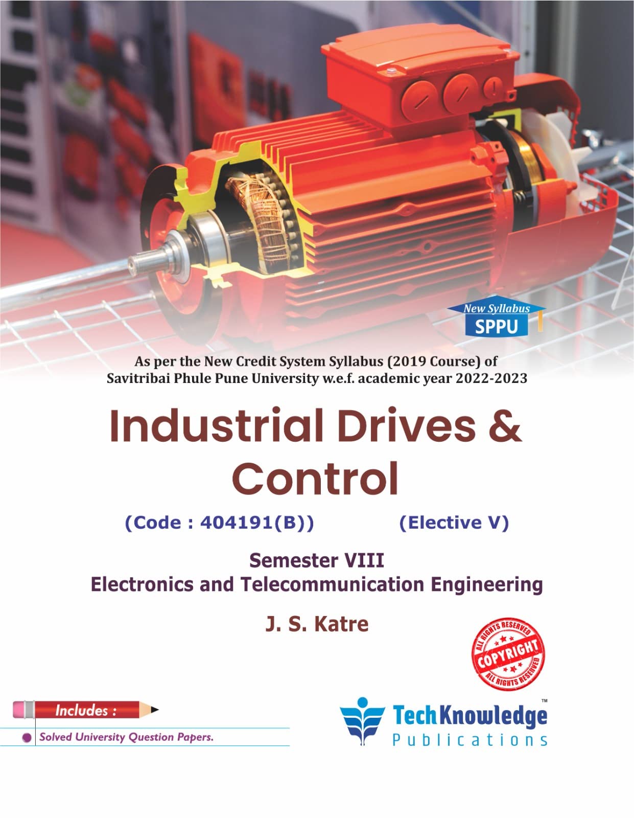 Industrial Drives & Control For SPPU B.E. E &TC Engineering Sem 8