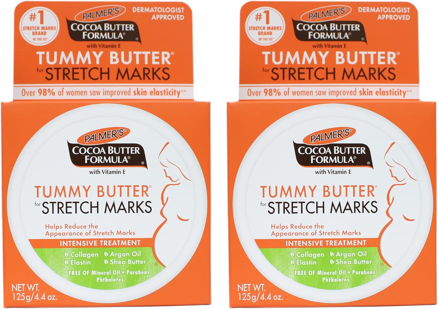 Palmers Cocoa Butter Tummy Butter 4.4oz Jar (2 Pack) by Palmer’s