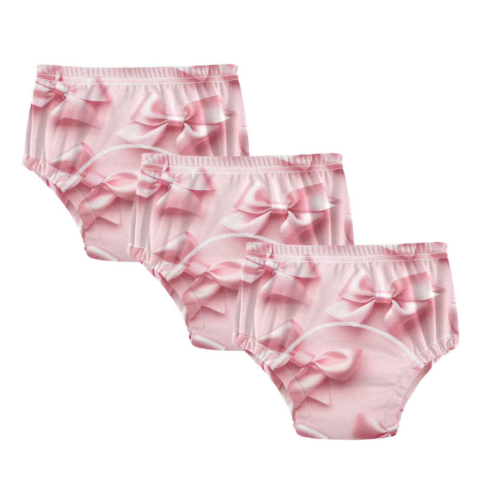 Coikll Bow Toddler Training Underwear Waterproof Baby Pee Pants -3T