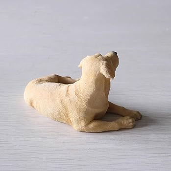 Amazon.co.jp: Wumudidi ラブラドール犬の像、樹脂犬モデル