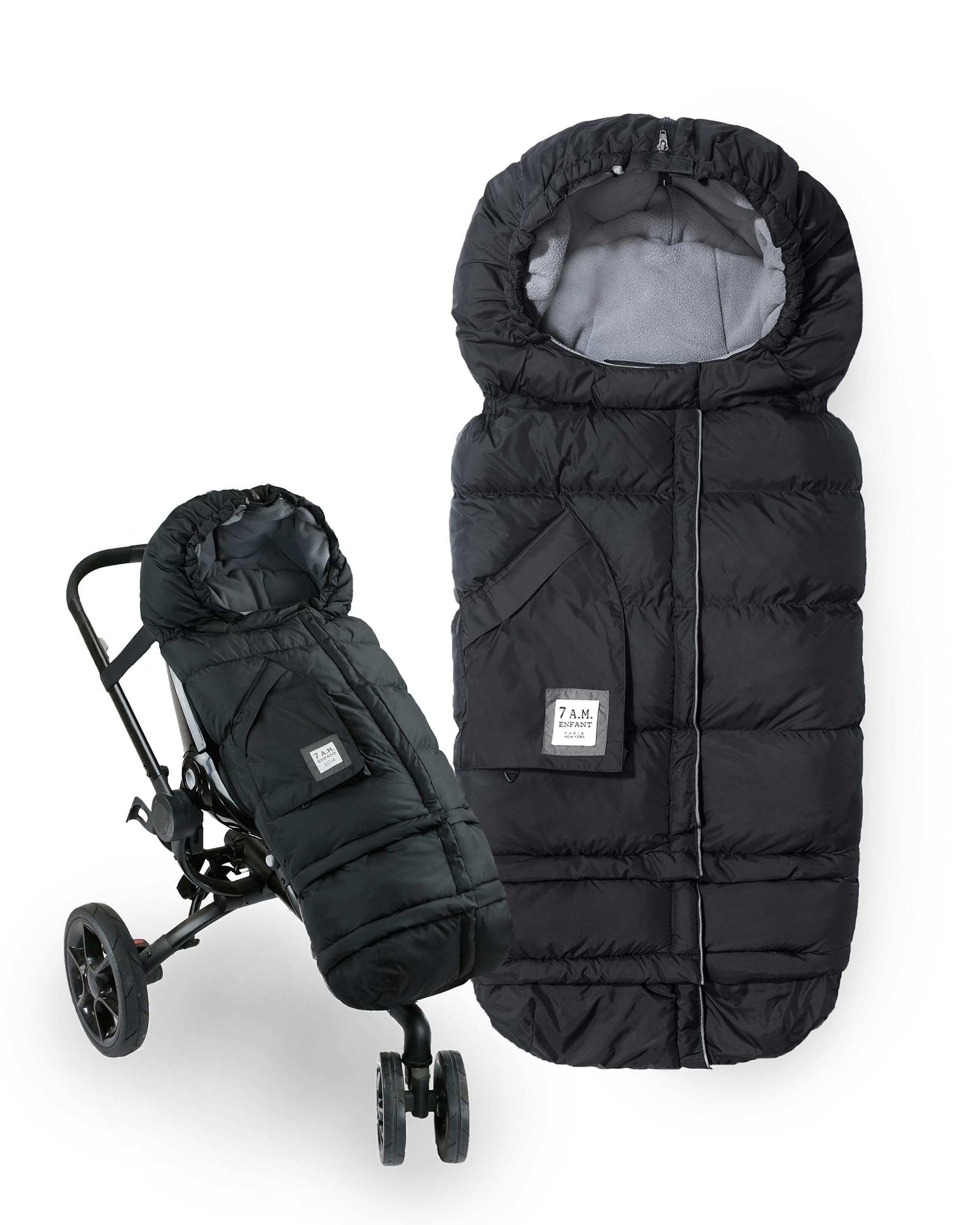 Saco Evolutivo Blanket 212 de 7AM para Bebés y Niños Pequeños - Ajustable, Universal y Seguro para Cochecito y Silla de Auto, Repelente al Agua, Aislamiento Térmico y Forro Polar Suave, Lavable