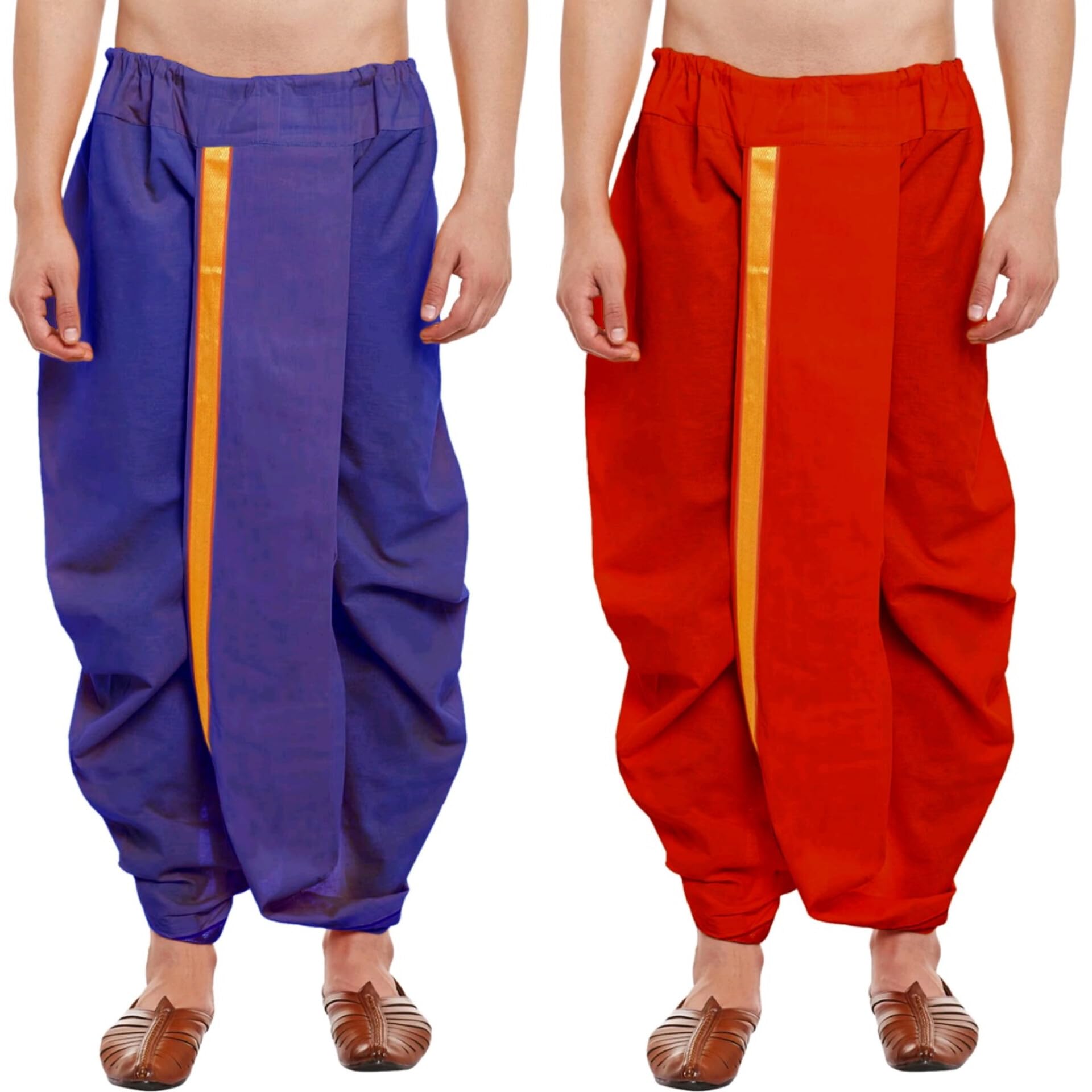 Ready to Wear Mahraj Dhoti for men (Elastic Readymade Dhoti Pant)-picture-23