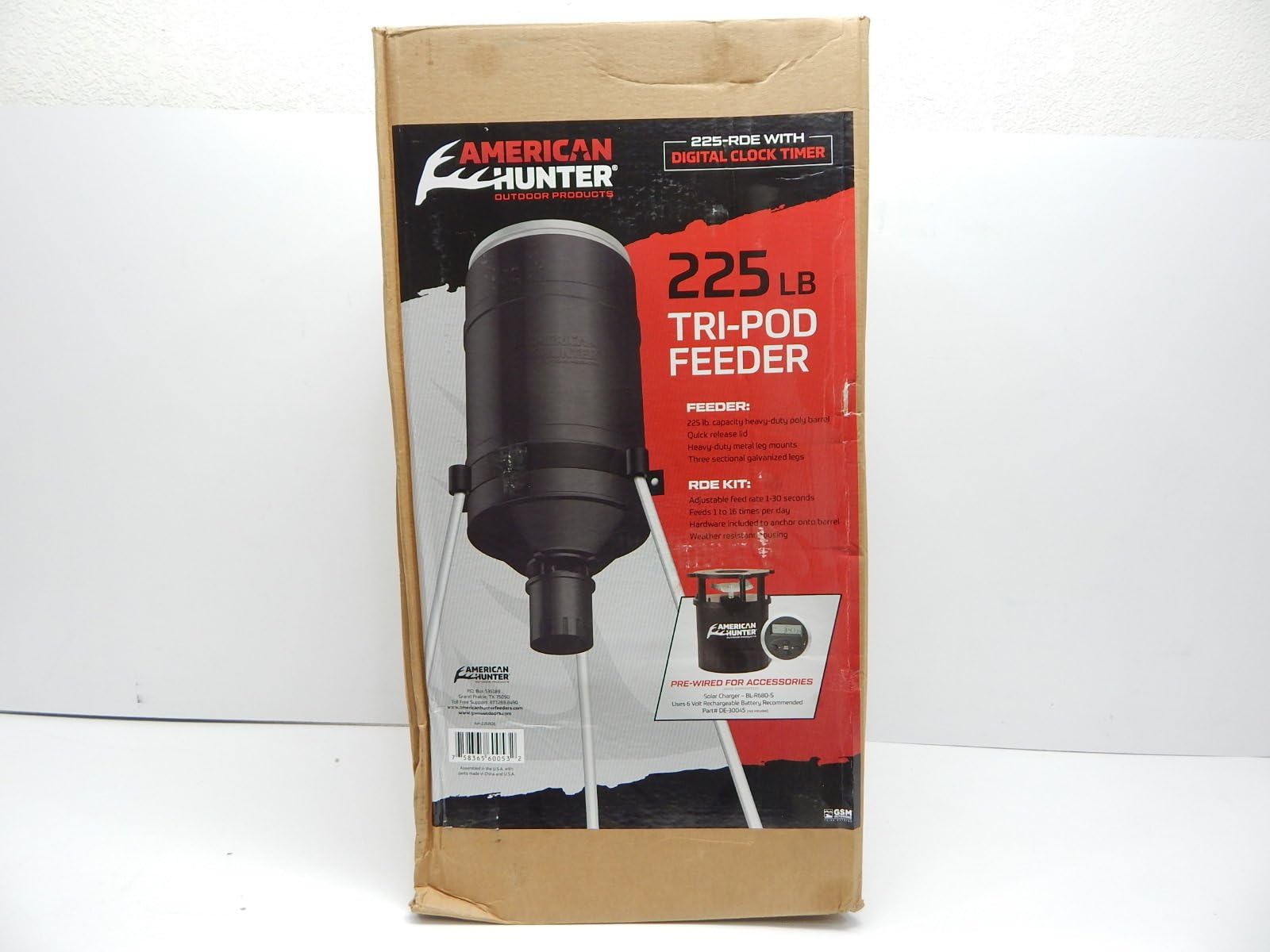 American Hunter Tripod Feeder with Digital RDE-Kit, 225 lb.