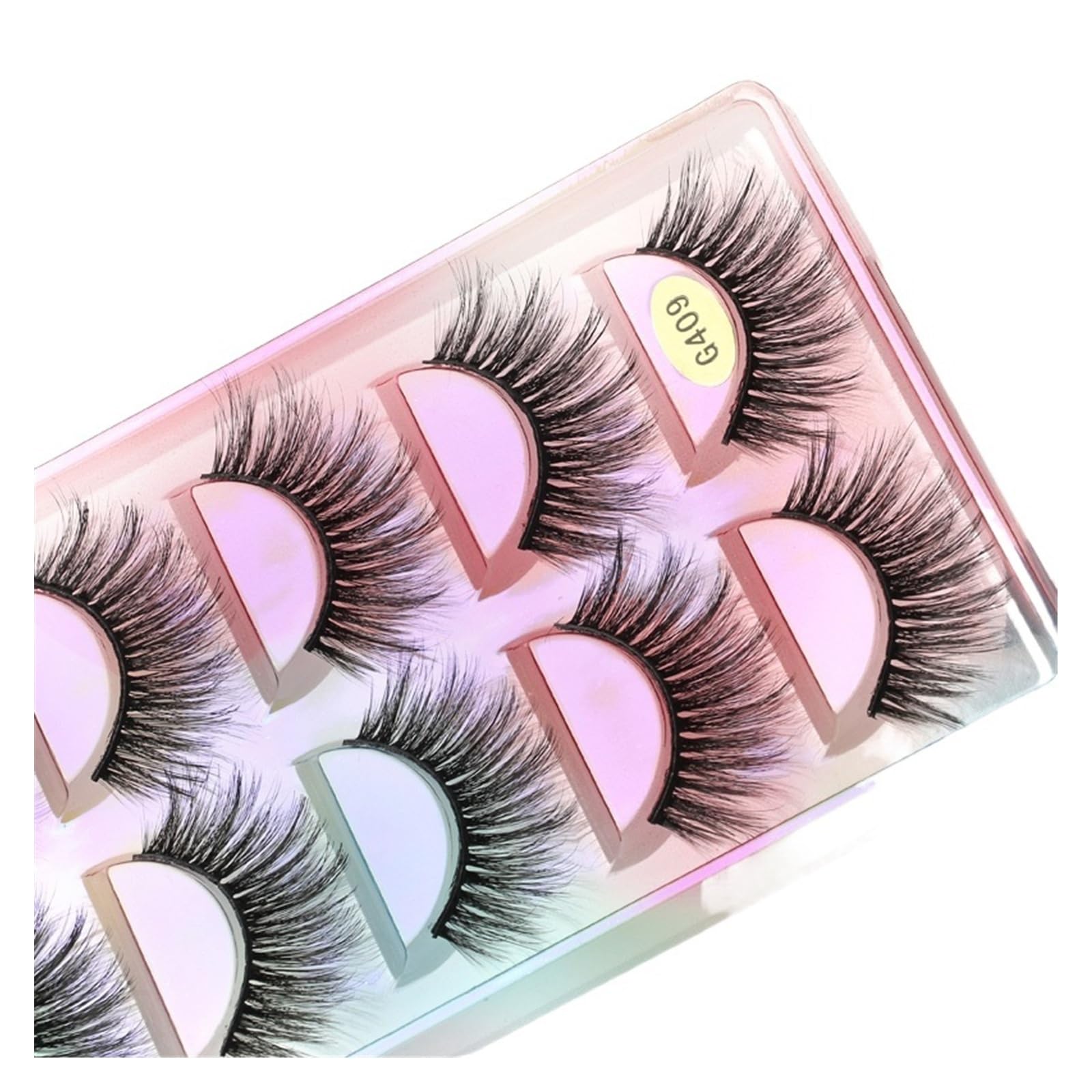 UAMOU Bulk Eyelashes 3D Mink Lashes Fluffy Soft Wispy Natural Eyelash Extension Reusable Cilios Mink False Eyelashes Makeup