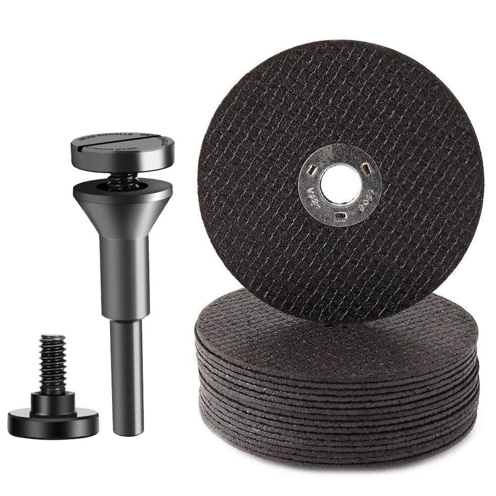 Steel Angles Grinder Accessories Including 15 Grinding Discs & Extension Rod Comprehensive Grinding Disc Set For Work