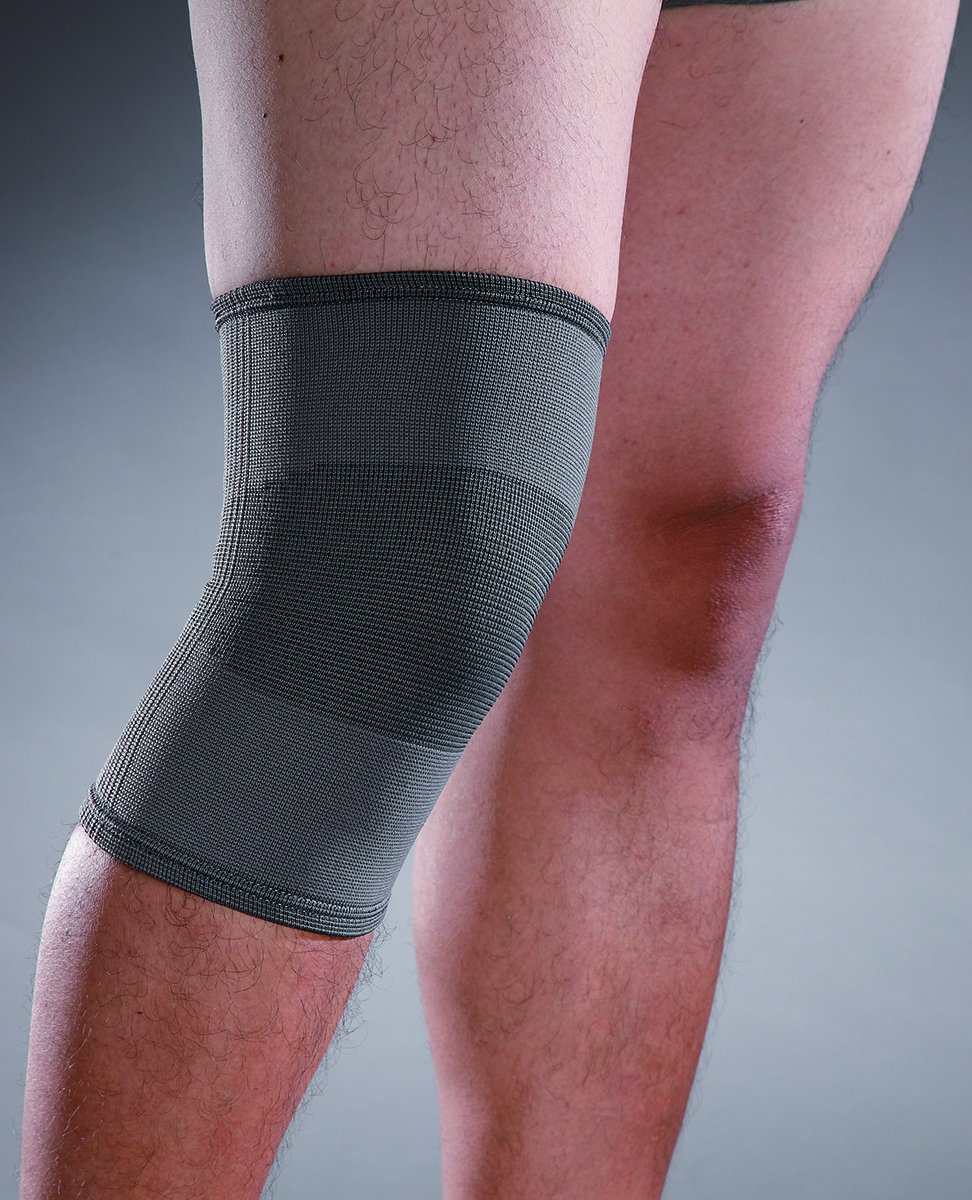 Solace Care Bamboo Charcoal KNEE SUPPORT– Organic Fiber Knee Brace – Athletic Knee Brace – Arthritis Relief Sleeve – Knee Swelling Treatment Brace – Medical Knee Brace for Sprain, Strain, Muscle Soreness, Achy Joints, Increased Blood Circulation