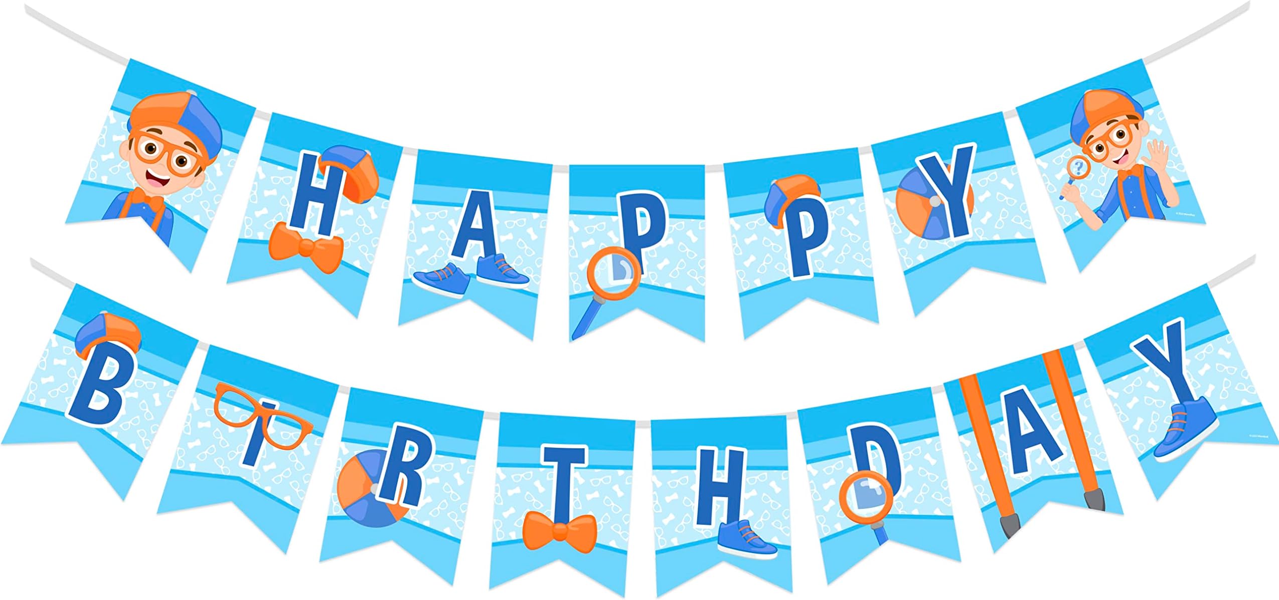 Blippi Character Bunting Banner 1 pk