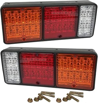 LED Tail Lamp - Amber/Red/Clear L/R | Fits Mitsubishi Fuso