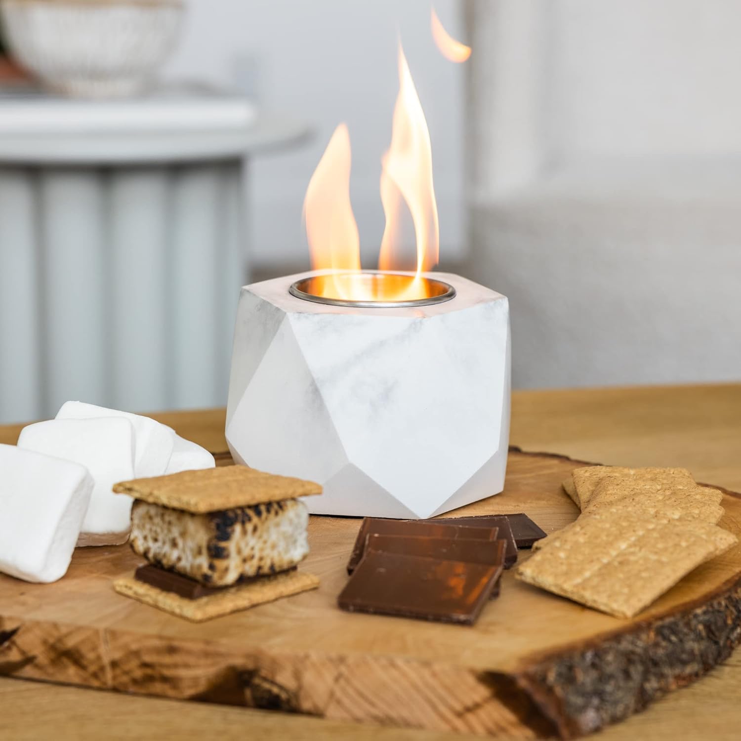 Napoli Tabletop Fire Pit. Indoor Fire Pit and Balcony Decor