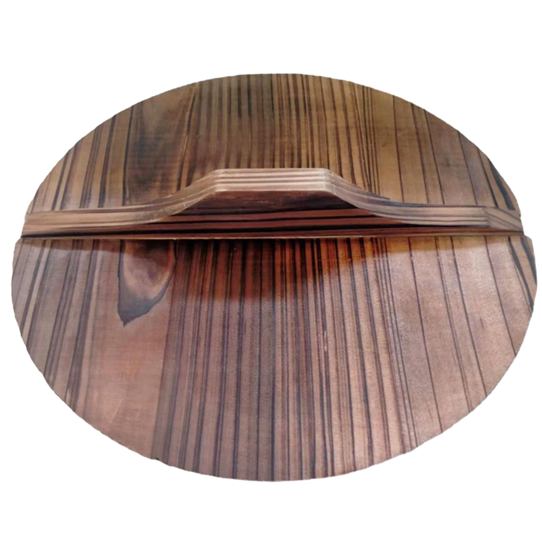Couvercle de wok de remplacement rond 12 pouces en bois pour casserole