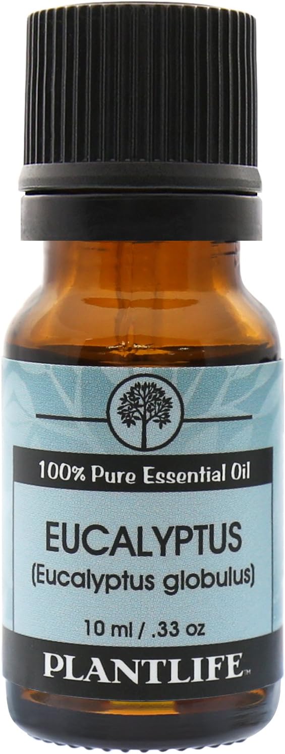 Plantlife Eucalyptus Aromatherapy Essential Oil - Straight from The Plant 100% Pure Therapeutic Grade - No Additives or Fillers - 10 ml