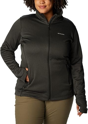 Miniatura 6 de Columbia Forro polar Park View Grid con cremallera completa para mujer