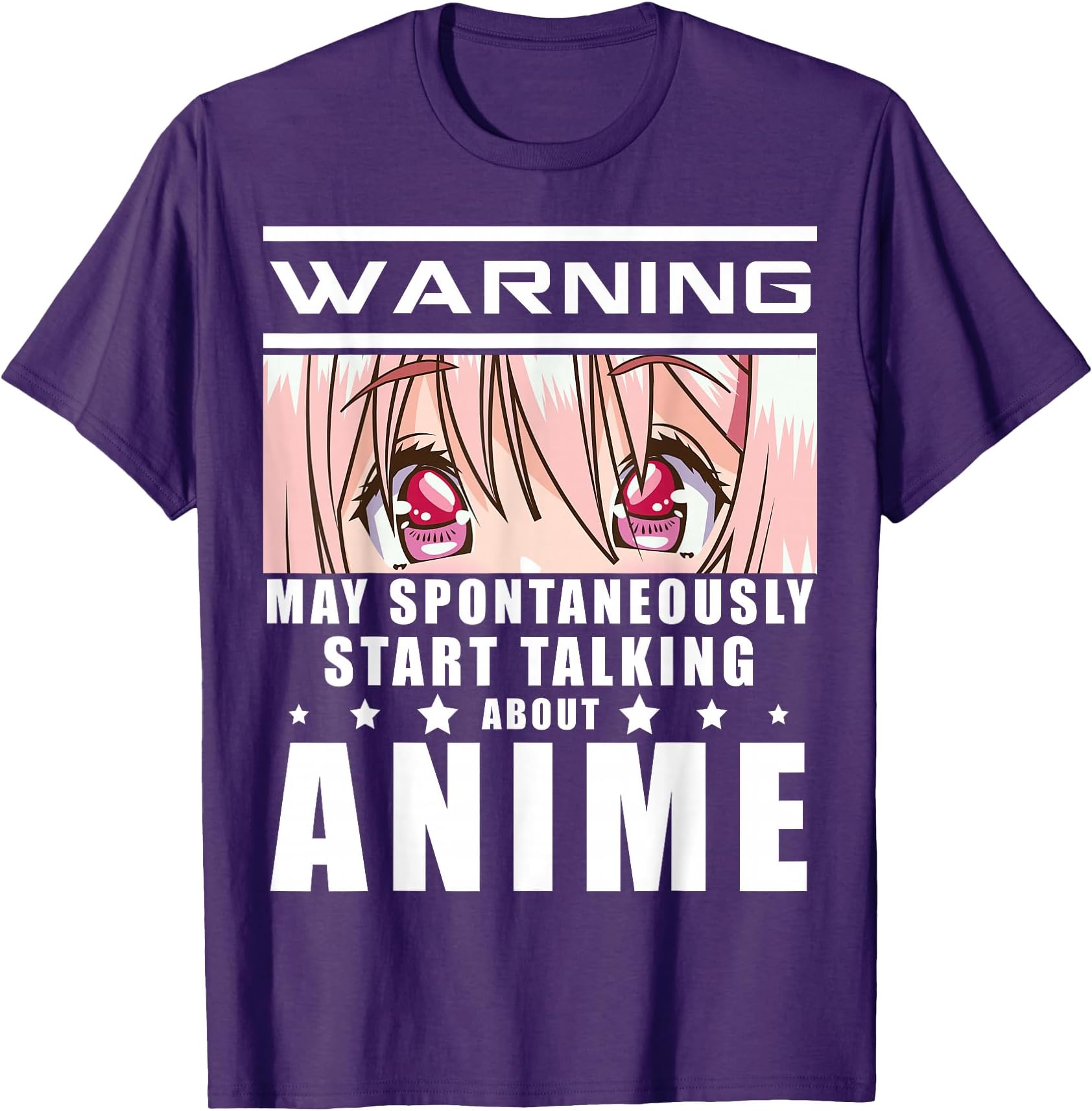Warning May Spontaneously Start Talking About Anime Gift T-Shirt