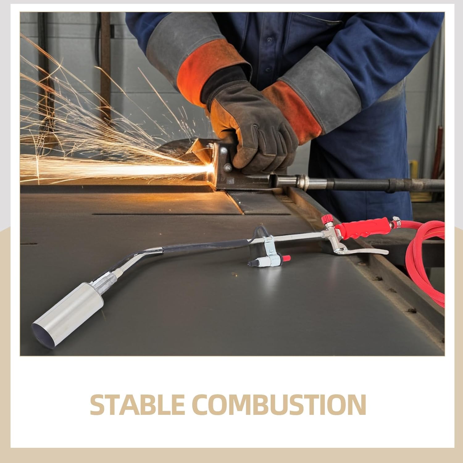 Toyvian 1 Set Propane Hose Torch: High-Temperature Gas Welding Torch With Precision Flame Control - Flame Gas Burner For Brazing & Outdoor Cooking