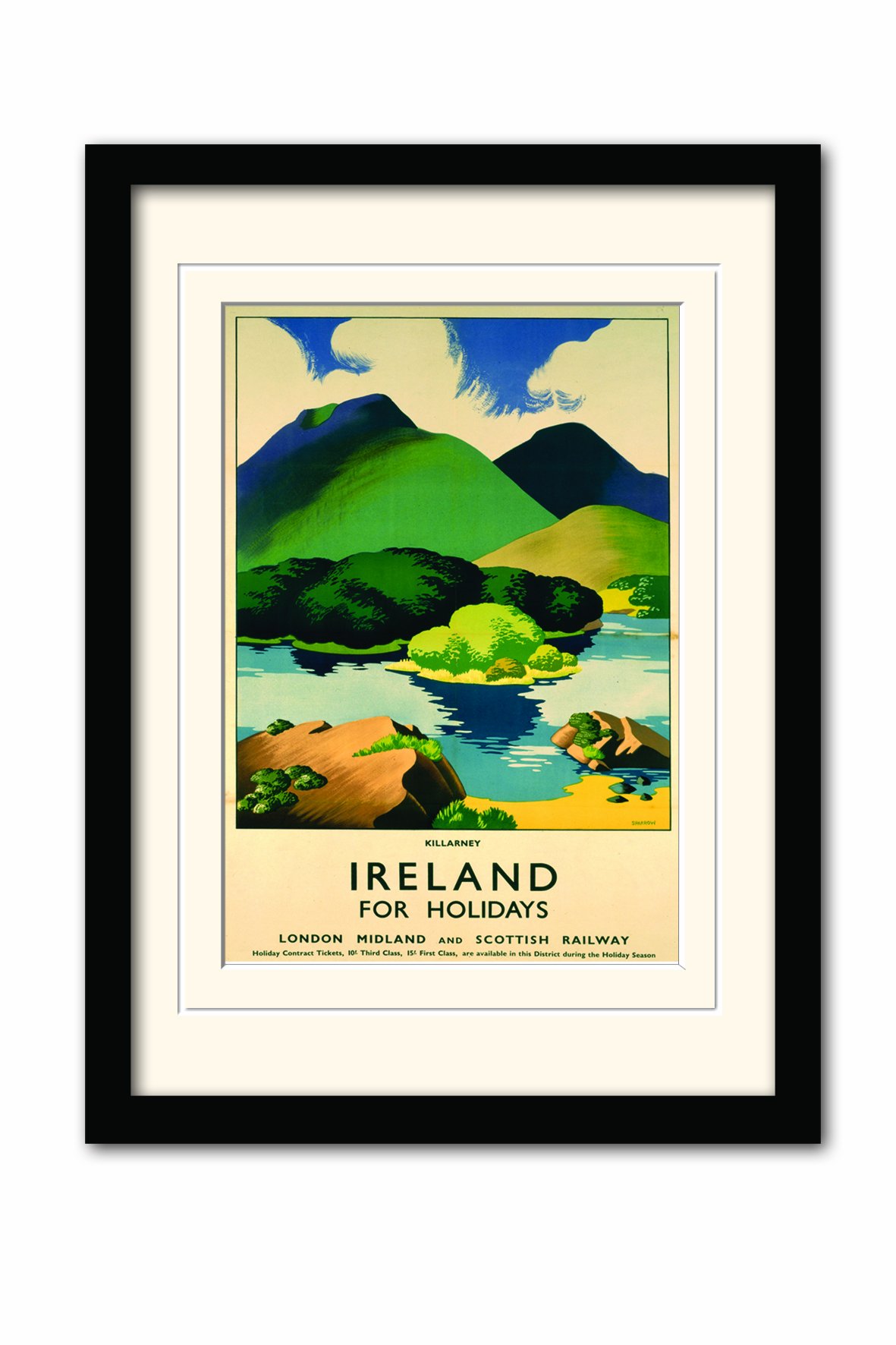 Pyramid International Killarney Memorabilia, Multi-Colour, 30 x 40 cm