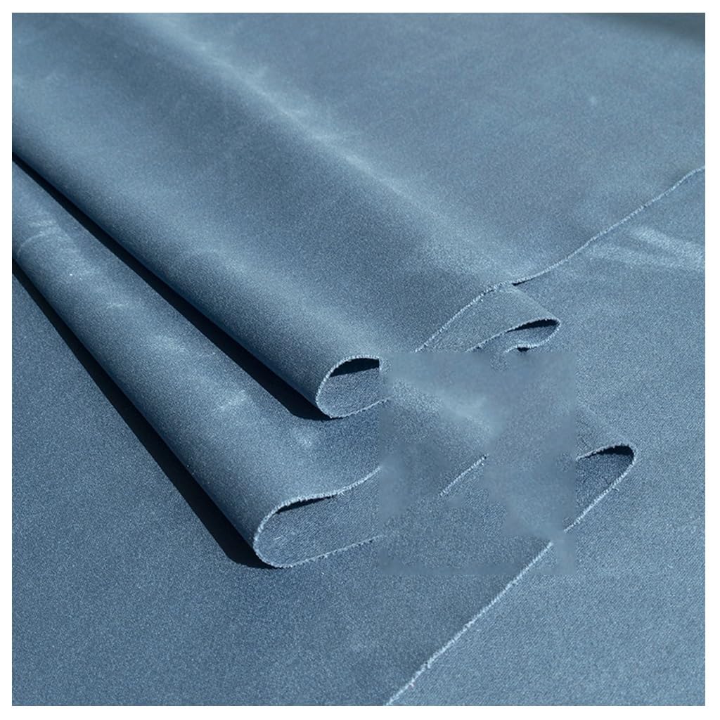 Tessuto scamosciato sintetico al metro morbido resistente elegante per progetti di abbigliamento e tappezzeria, tessuto scamosciato sintetico versatile e artigianato fai da te(1.47X1m)