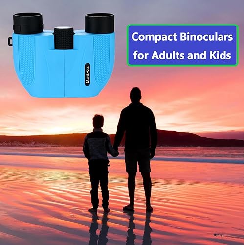 Miniatura 6 de Binoculares compactos 8X21 para adultos y niños, prismáticos HD de fácil enfoque para observación de aves, viajes, turismo, conciertos y juegos