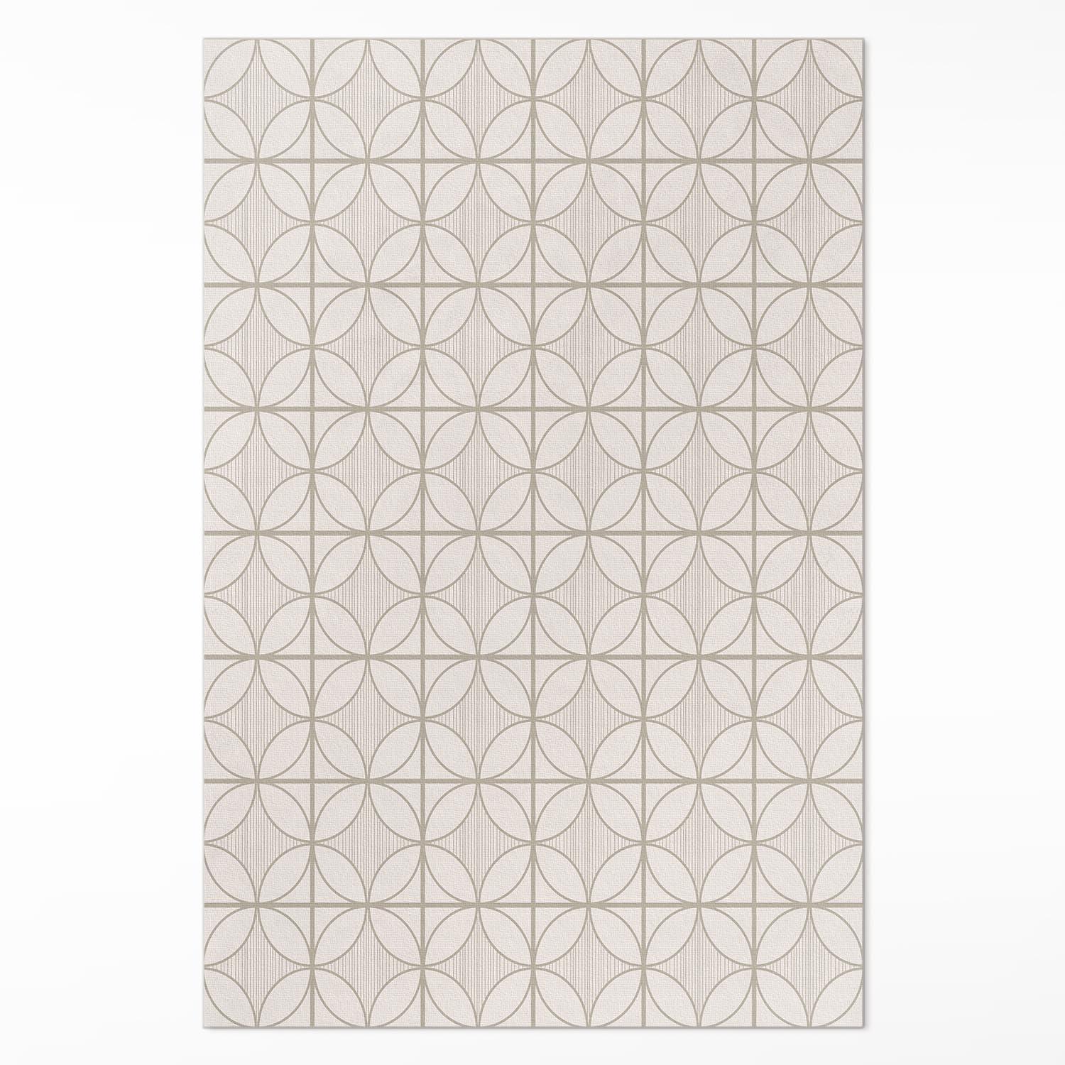 Tapis de sol vinyle résistant à la décoloration PVC rectangulaire élégant