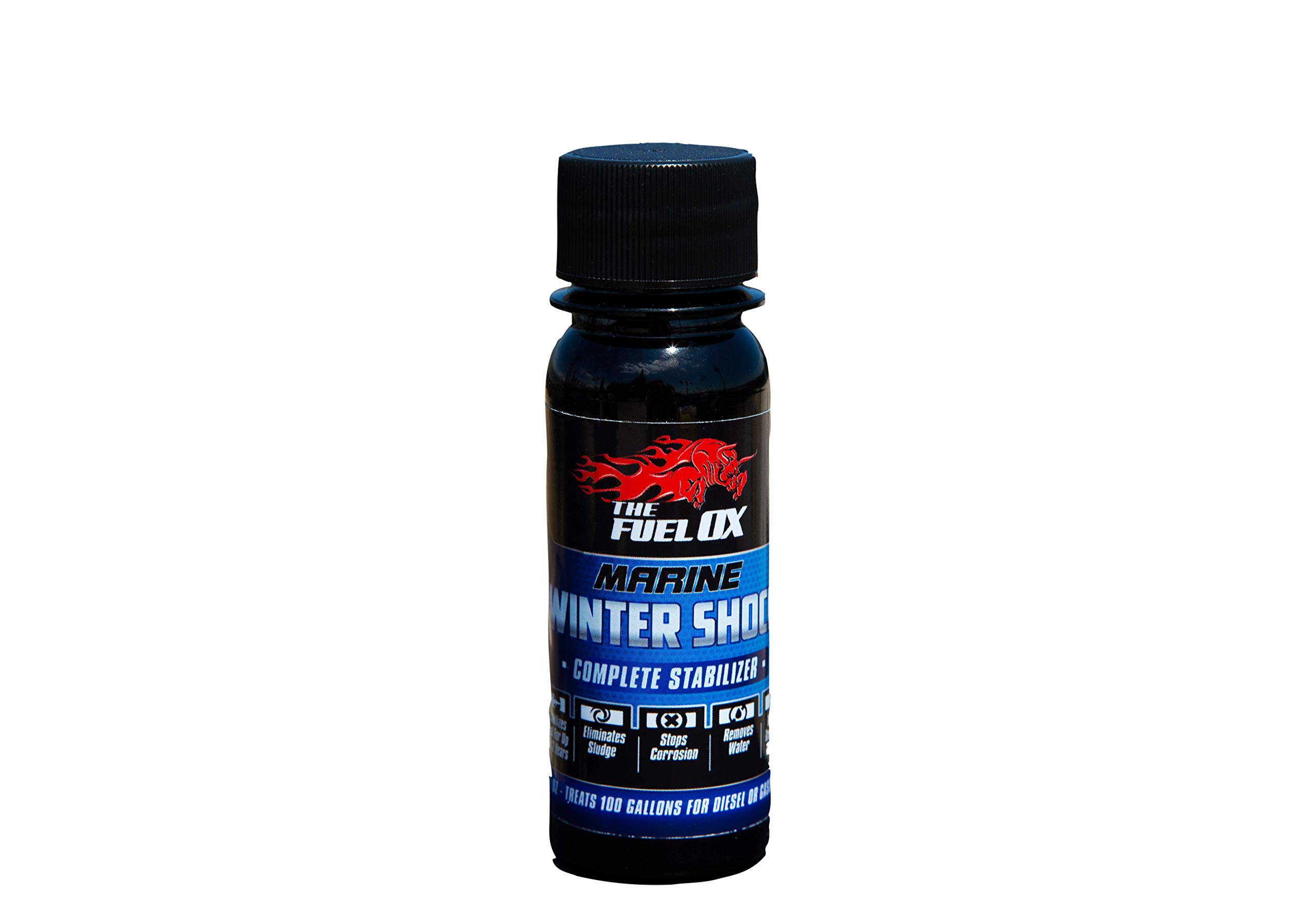 Fuel Ox Marine Winter Shock 2oz Treats 100 Gallons Complete Fuel Treatment