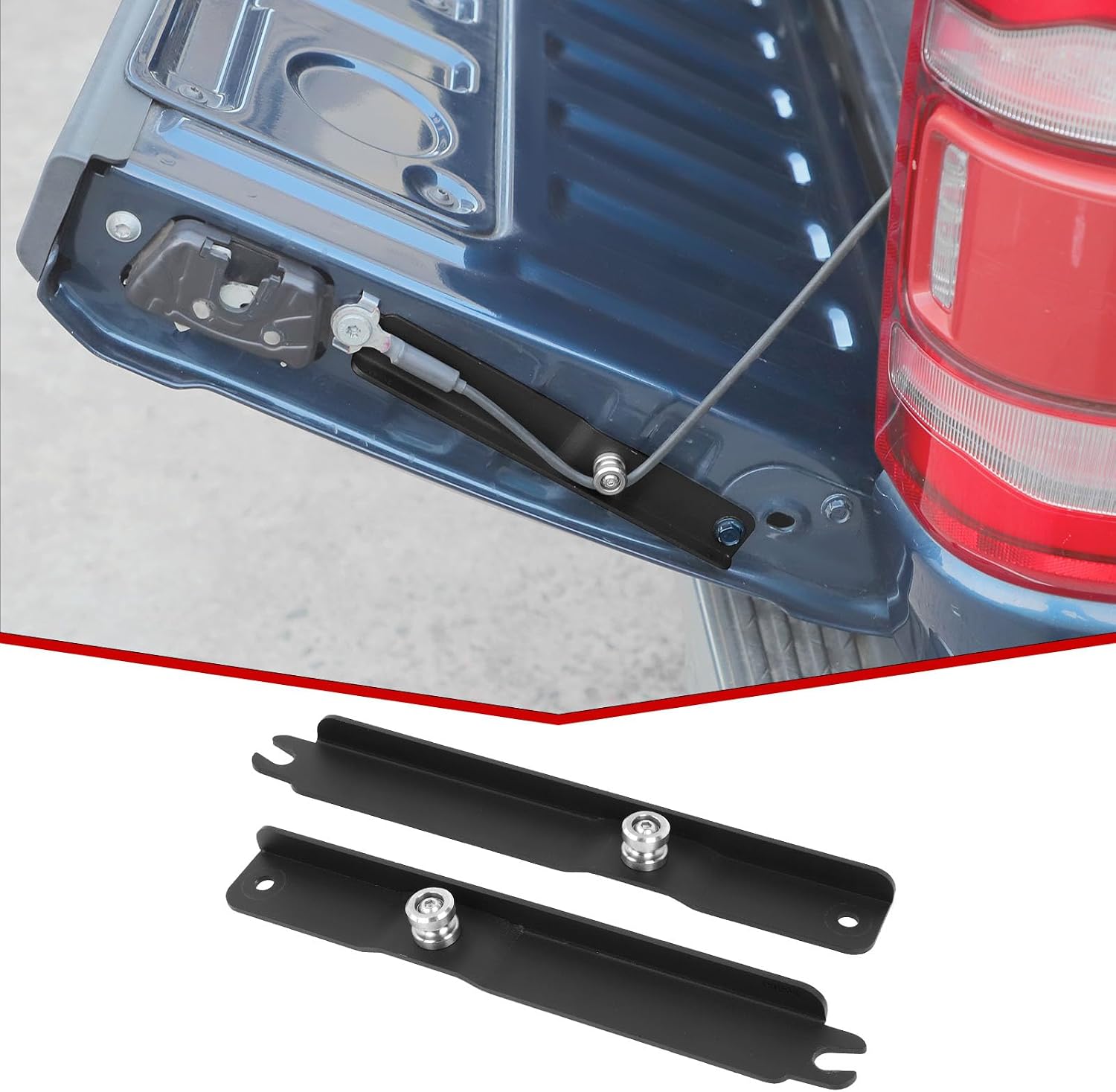 JeCar Tailgate Stopper Limiter Tailgate Assist Accessories Compatible with Dodge Ram 2018-2024