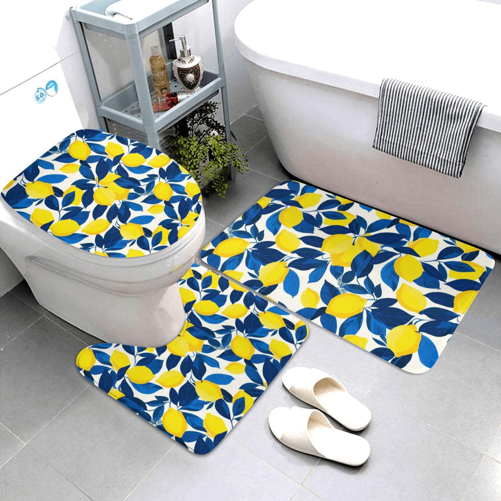 Tapis de salle de bain antidérapant pour éviter les glissades
