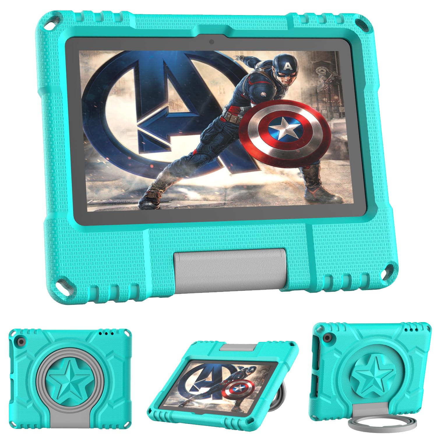 Coque tablette 7 pouces avec béquille pour regarder des vidéos - 7