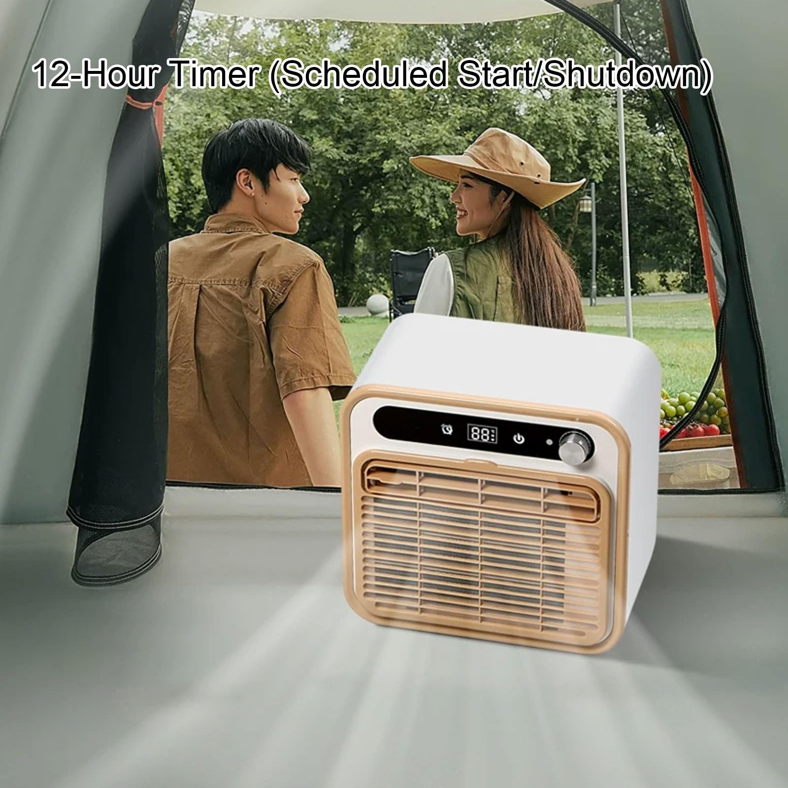 1500W/5000BTU Przenośny Klimatyzator Przenośny do Mieszkania 220V/110V WiFi