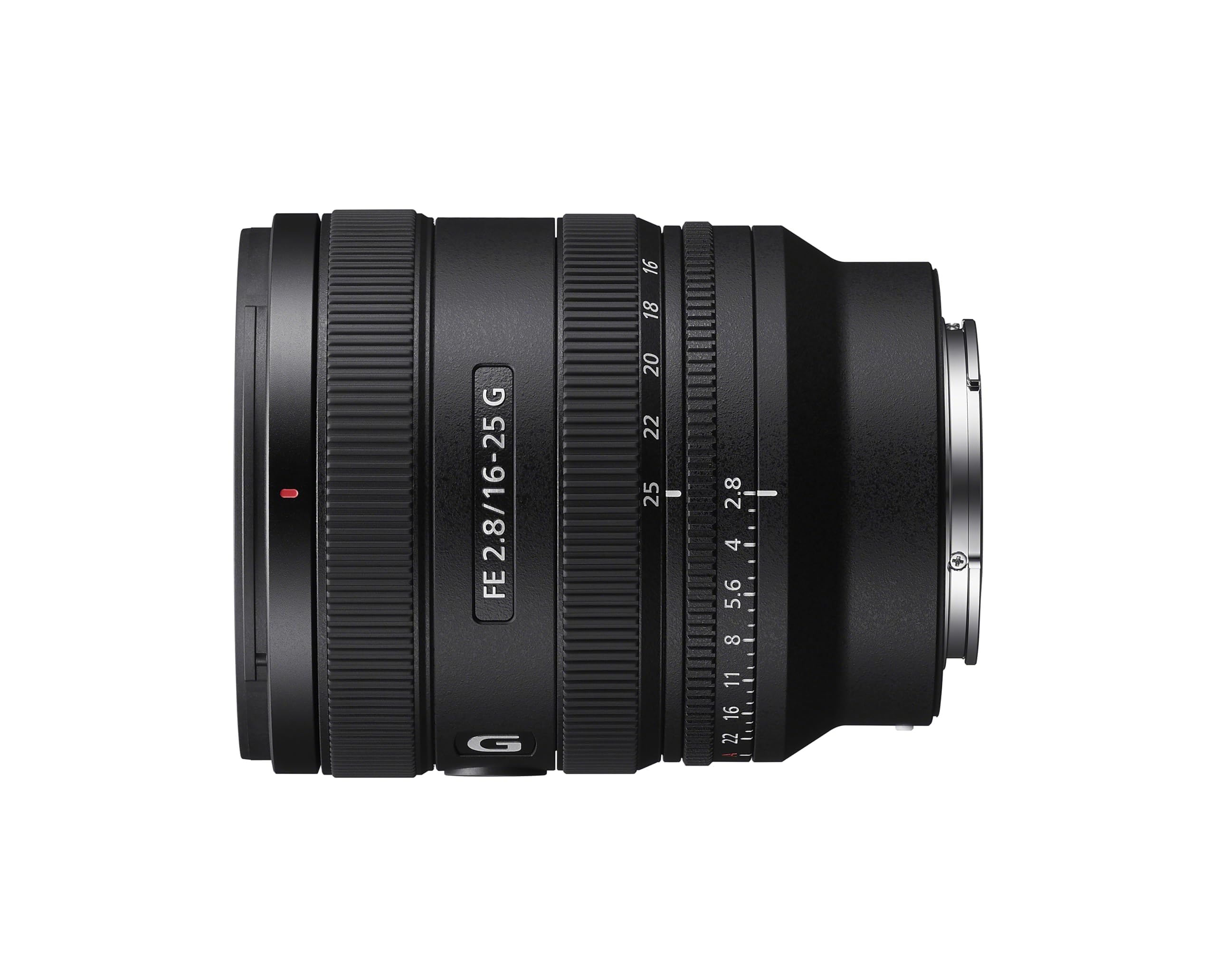 Sony FE 16–25 mm f/2.8 G Vollformat-Weitwinkelzoomobjektiv, kompatibel mit gesamter A7-Serie & A6000-Serie & ZV-E10, E-Mount (SEL1625G)