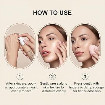 FunnAura 30ML Colour Changing Foundation Long Lasting Dewy Finish for Fits Skin Hydrati