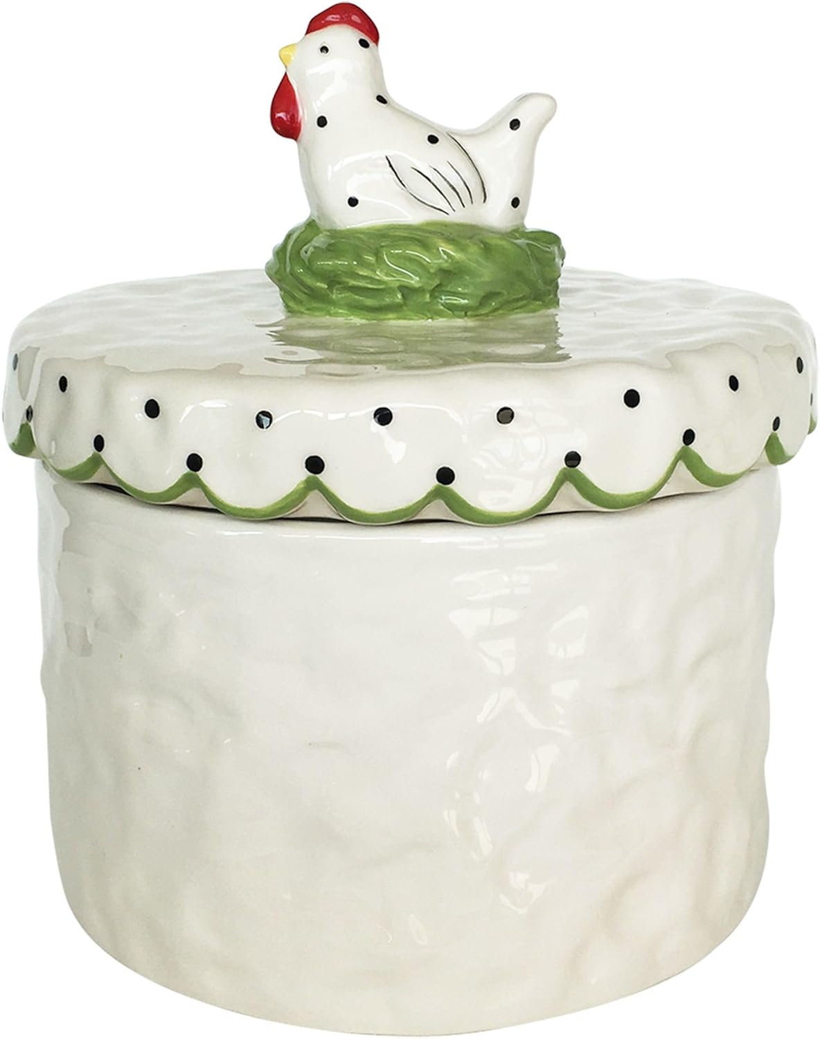 Blue Sky Clayworks Henny Penny Canister, 2100 ml, 8" L x 8" W x 8.75" H