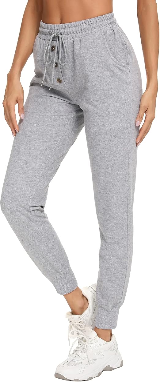 Doaraha Pantalones de Chandal Mujer, Pantalones Deportivos Mujer Algodon,  Pantalones de Jogging para Mujer, Pantalones Casuales Mujer con Cordón para  Fitness Yoga Correr : Amazon.es: Ropa