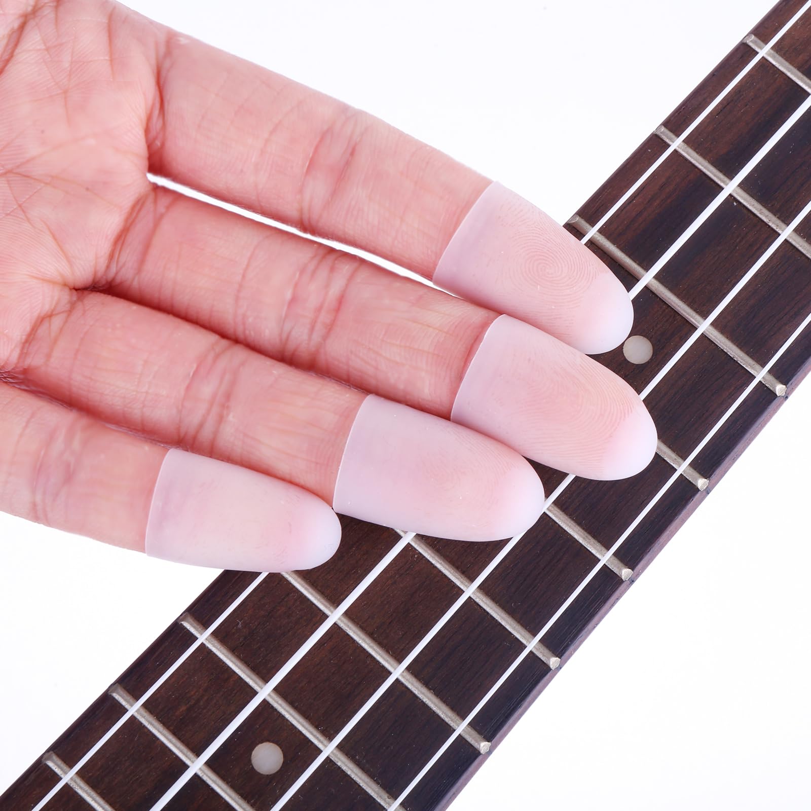 4Pcs silicone guitare finger guard guitare doigts housses de