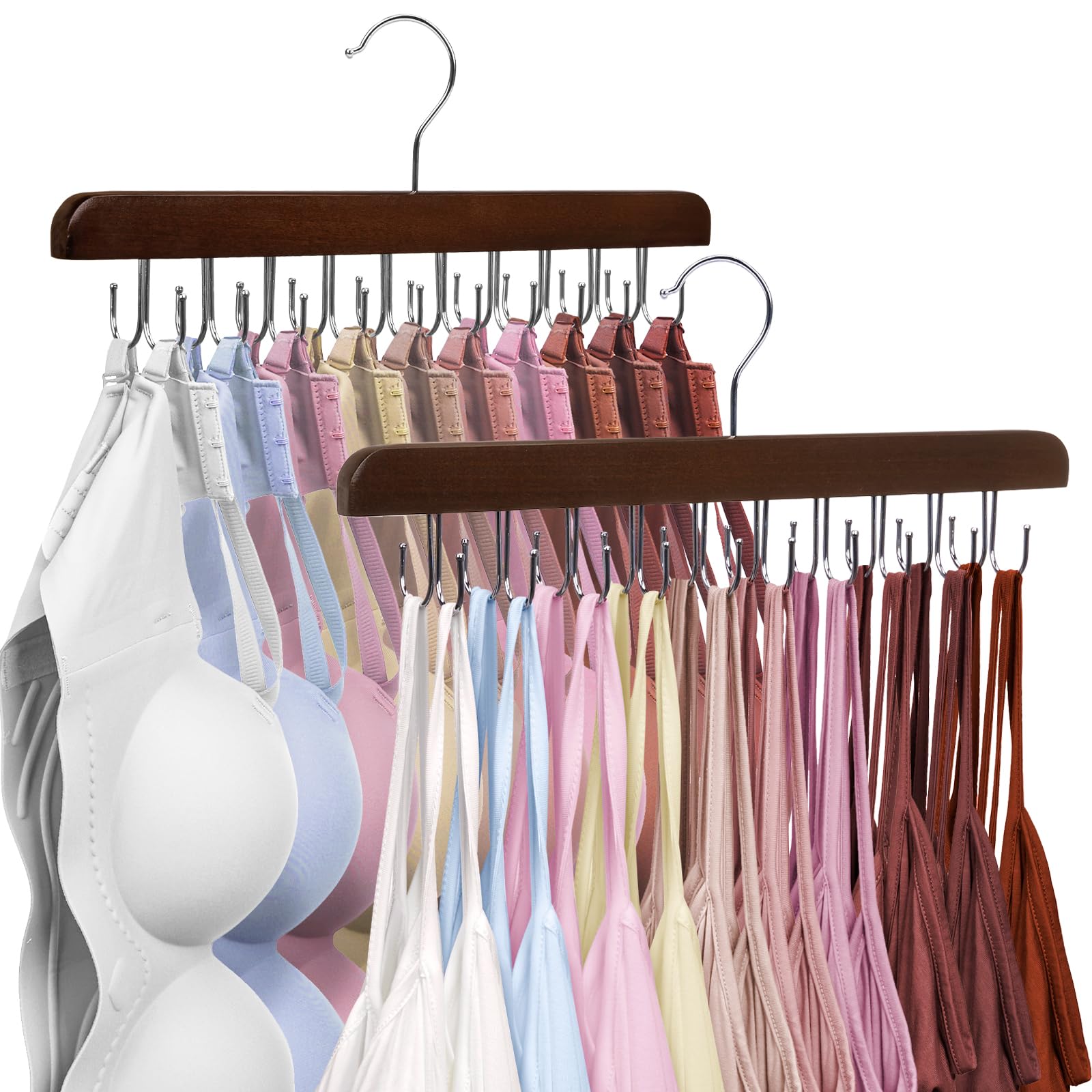 Organiseur de placard gain de place pour ranger efficacement ceintures et cravates