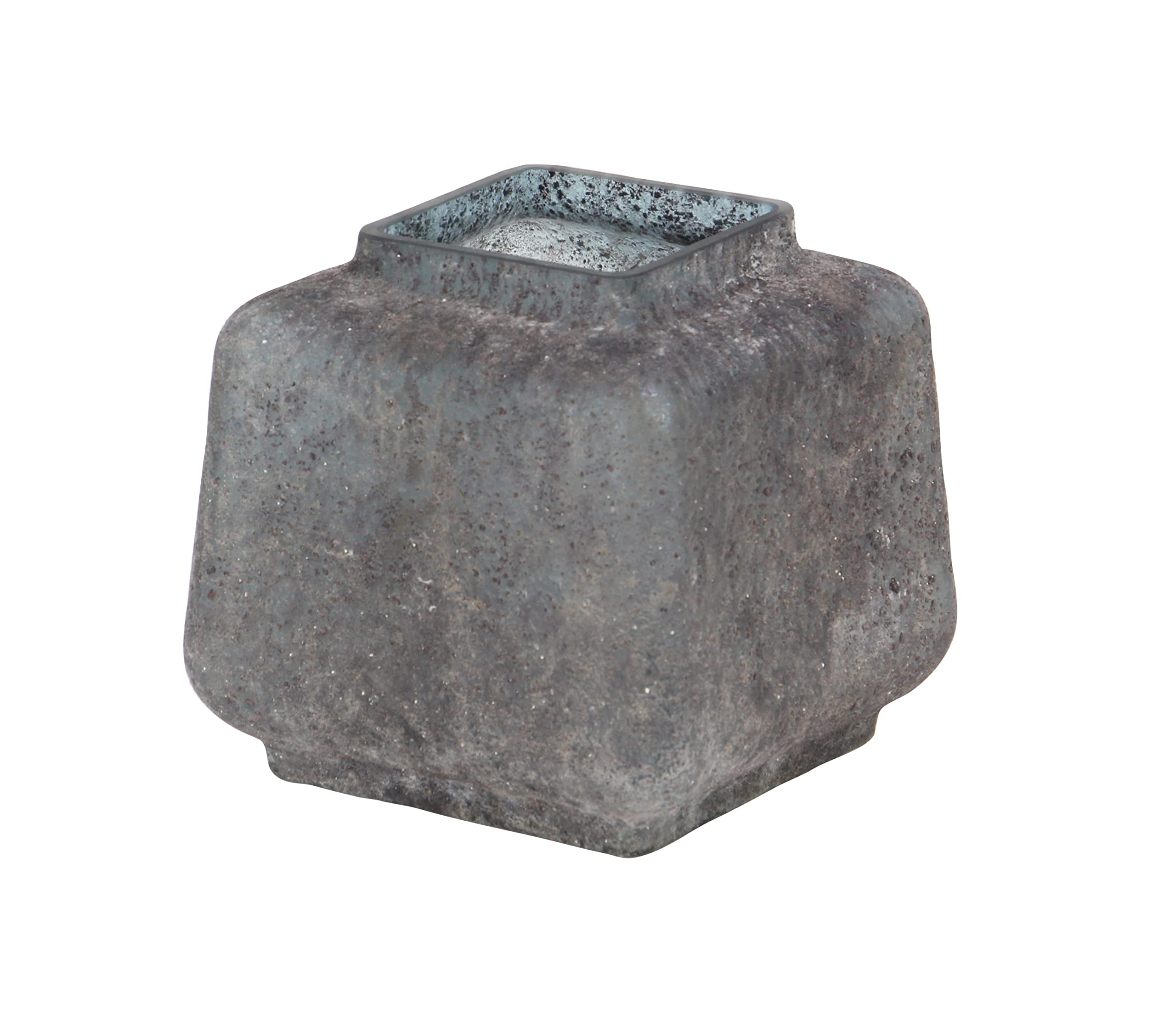 Deco 79 Grey Glass Vase, Gray