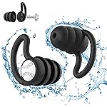 Swimming Ear Plugs Waterproof Earplugs - 1 Pair Silicone Swim Ear Plugs for Adult Kids, Water Sports Earplugs for Showering, Bathing, Surfing - Keep Ear Water Out